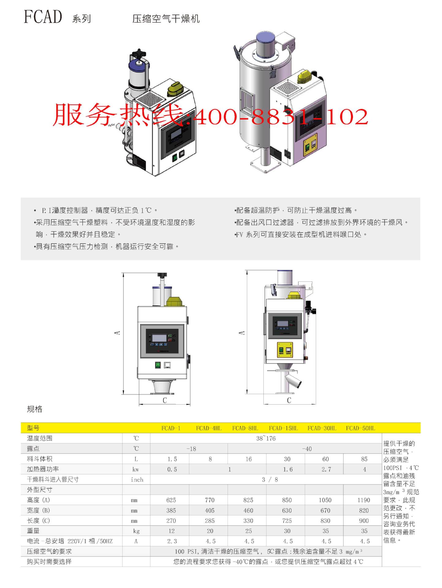 压缩空气干燥机